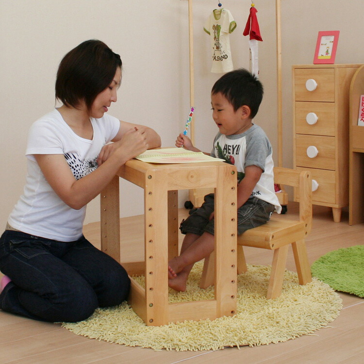 キッズデスクセット スタディーセット 木製 ミニ 子供用 勉強 学習