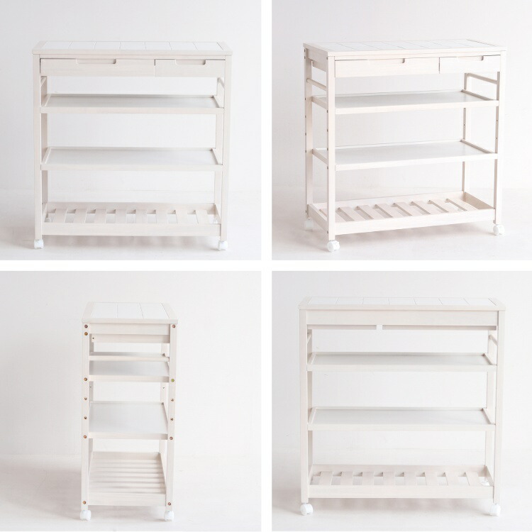 爆買 キッチンラック キャスター付き キッチンワゴン キッチン 収納