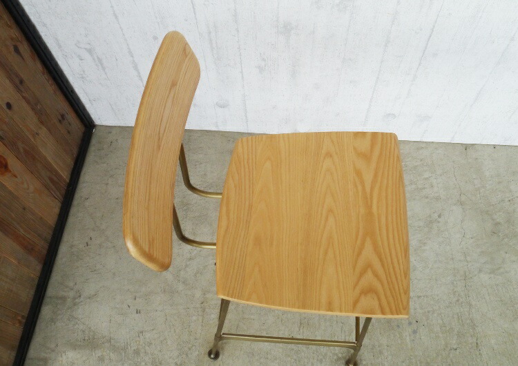 カウンターチェア 背もたれ付き 木製 おしゃれ 業務用 完成品 店舗用