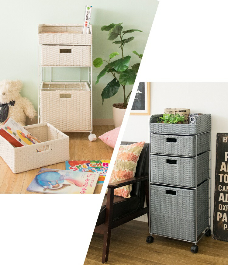 ランドリーラック キャスター