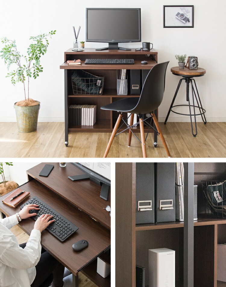 ☆☆PC周りをお洒落に演出☆PCデスク☆ シンプルPCデスク パソコンデスク デスク 勉強机 ワーク デスク 机