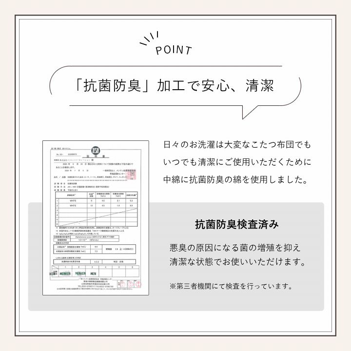 こたつ掛け布団 180×220cm 長方形 こたつ布団 省スペース おしゃれ｜double｜10