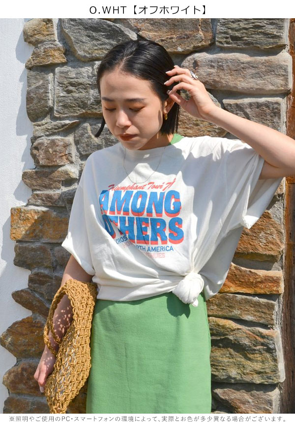 SALE アングリッド ungrid ツアーロゴルーズTee トップス Tシャツ