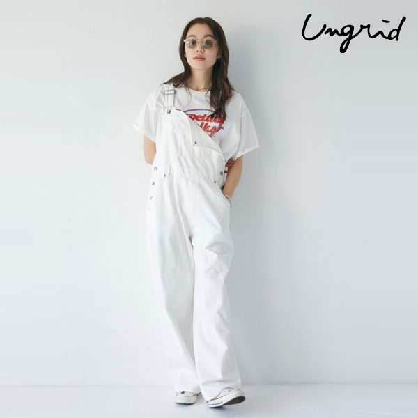 アングリッド ungrid オールインワン 24春夏 ルーズデニムサロペット