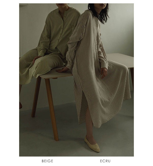 Todayful トゥデイフル 19秋冬 Stripe Shirts Dress ストライプシャツドレス レディース ワンピース ドレス シャツワンピ ストライプ 柄 スリット 長袖 バッグ ワンピースのダブルハート 通販 Yahoo ショッピング