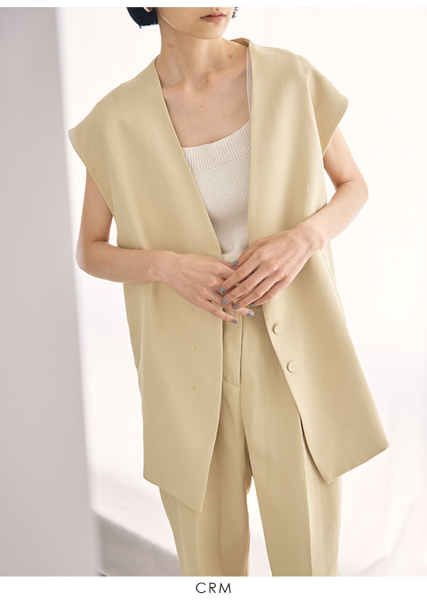 TODAYFUL 22spring 2022春コレ受注会 トゥデイフル Collarless Twill 
