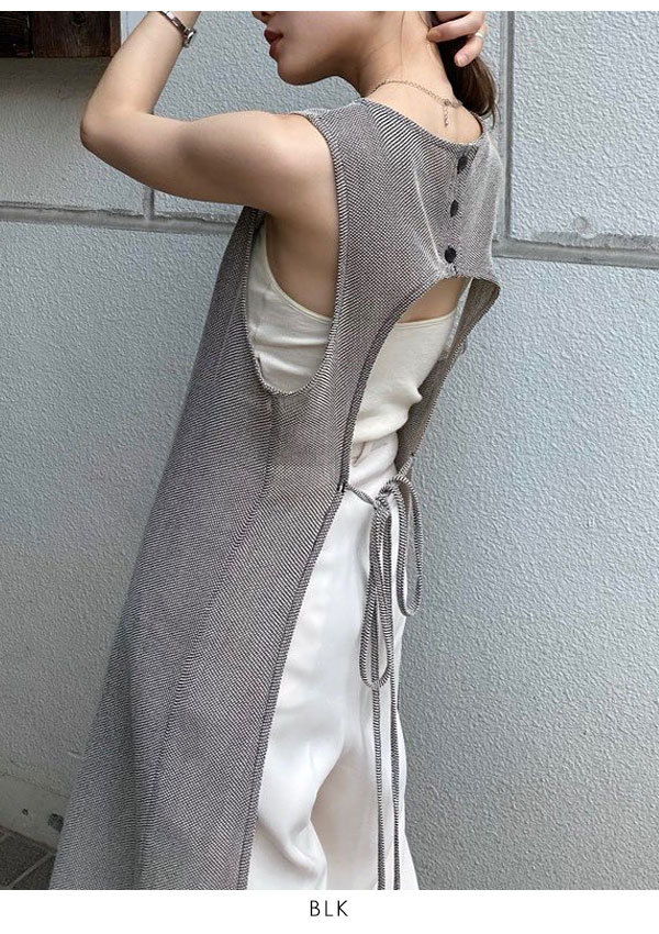 Sale Todayful トゥデイフル Backopen Mesh Dress バックオープンメッシュドレス レディース ワンピース ロング丈 ノースリーブ 袖なし Select Shop Double Heart 通販 Yahoo ショッピング