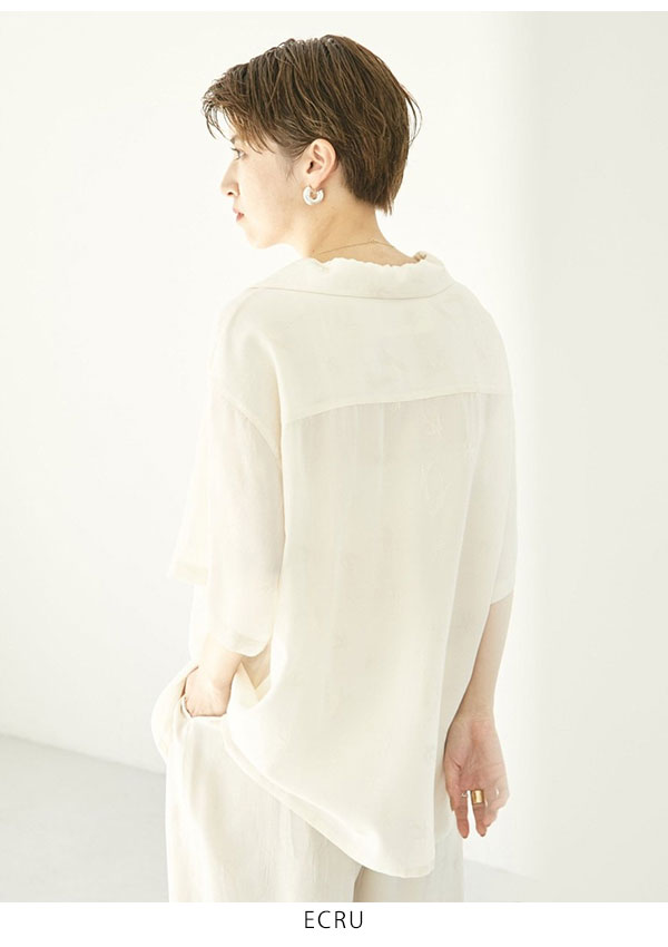 公式銀座 TODAYFUL 22SS Swallow Satin Shirts 完売色 - burnet.com.ar