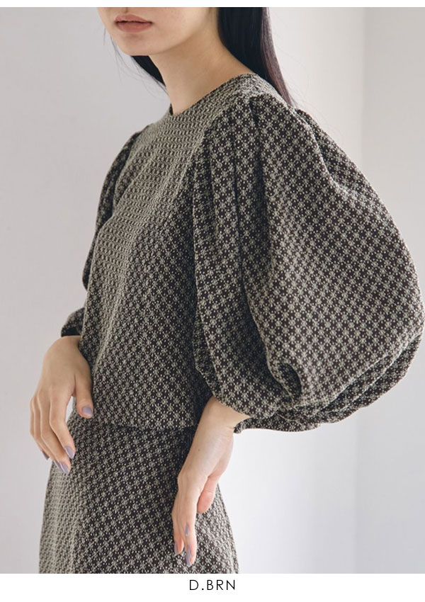 SALE TODAYFULトゥデイフル Komon Puff Blouse コモンパフブラウス