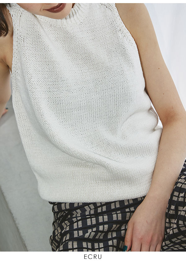 todayful Sleeveless Cottonlinen Knit | www.avredentor.com.br