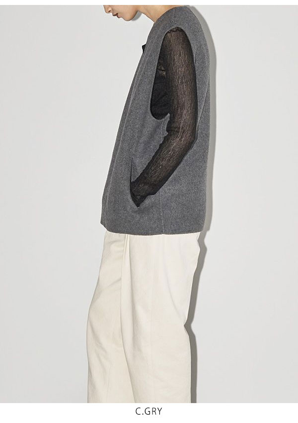 TODAYFUL 2022PreFall受注会 トゥデイフル 8月中旬〜9月上旬頃予約 Keyneck Wool Vest キーネックウールベスト レディース トップス ベスト :12220102:select shop DOUBLE HEART - 通販 - Yahoo!ショッピング