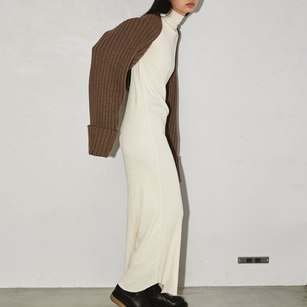 TODAYFUL - TODAYFUL Backlayered Rib Dress （ブラック）の+