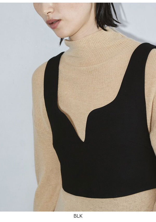 TODAYFUL 2022fall.winter トゥデイフル Wool Slit Bustier ウール ...
