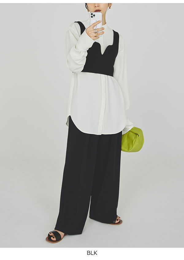 TODAYFUL 2022fall.winter トゥデイフル Wool Slit Bustier ウール ...