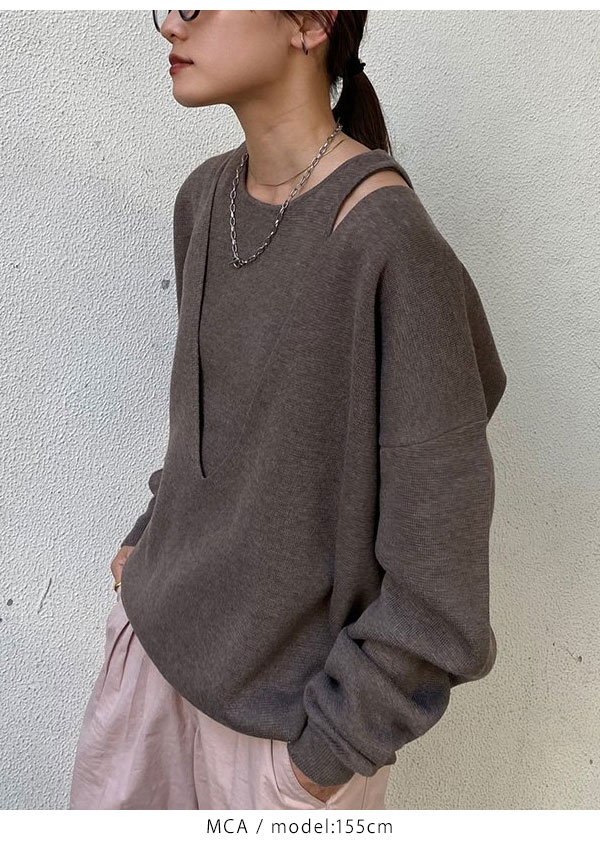 TODAYFUL 2023prefall トゥデイフル Milanorib Layered Knit