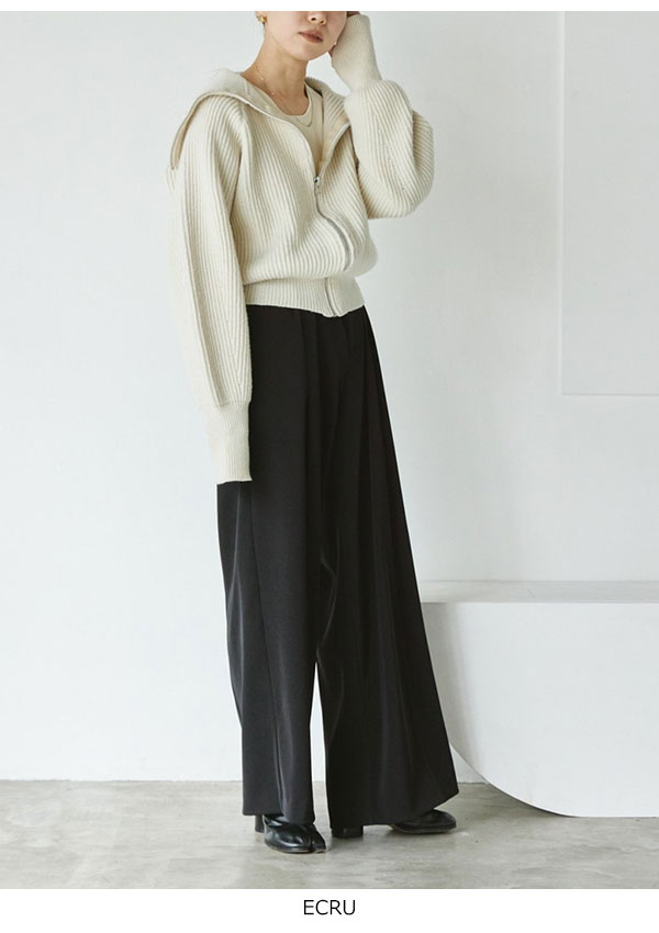 値引 TODAYFUL Washedwool Zip Knit espaciomalvon.com.ar