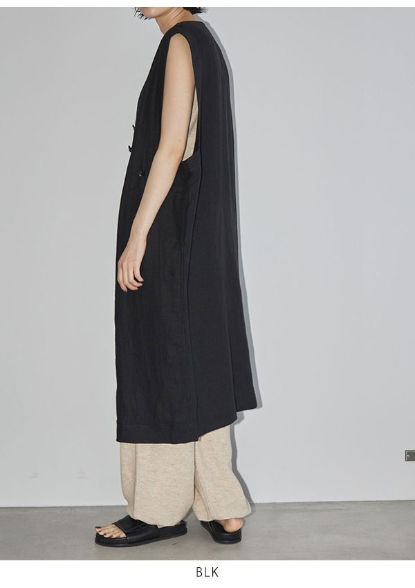 SALE TODAYFUL 2023spring.summer トゥデイフル Asymmetry Linen Vest アシンメトリーリネンベスト  レディース トップス ノースリーブ 12310701 12310103