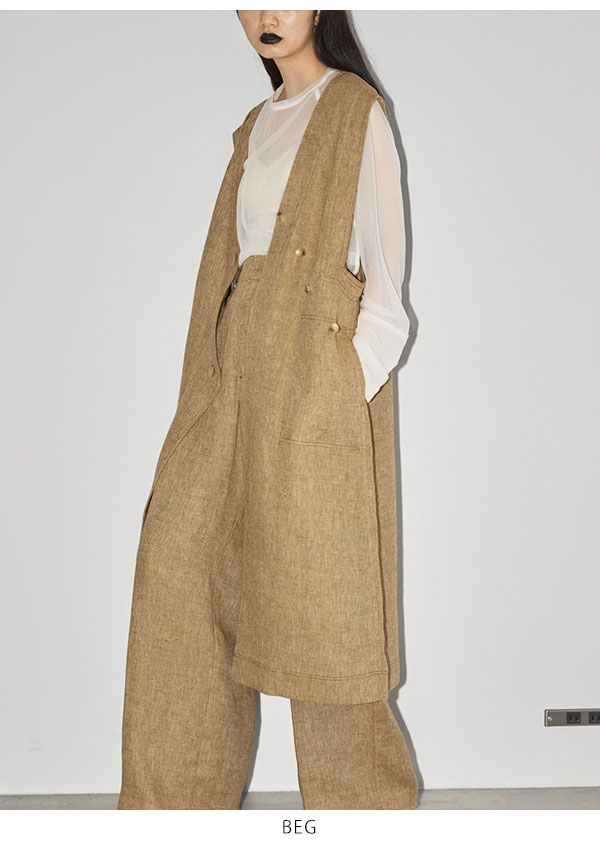 SALE TODAYFUL 2023spring.summer トゥデイフル Asymmetry Linen