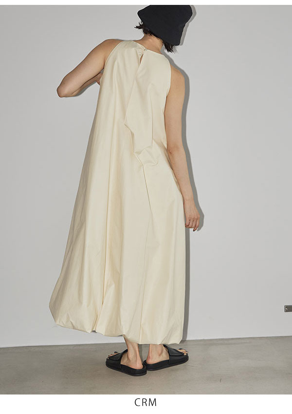 SALE TODAYFUL 2023spring.summer トゥデイフル Backslit Balloon Dress  バックスリットバルーンドレス ワンピース ノースリーブ ロング丈 12310311