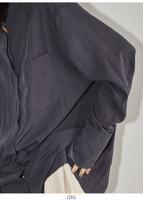 TODAYFUL 2023prefall トゥデイフル Silky Pocket Shirts シルキー