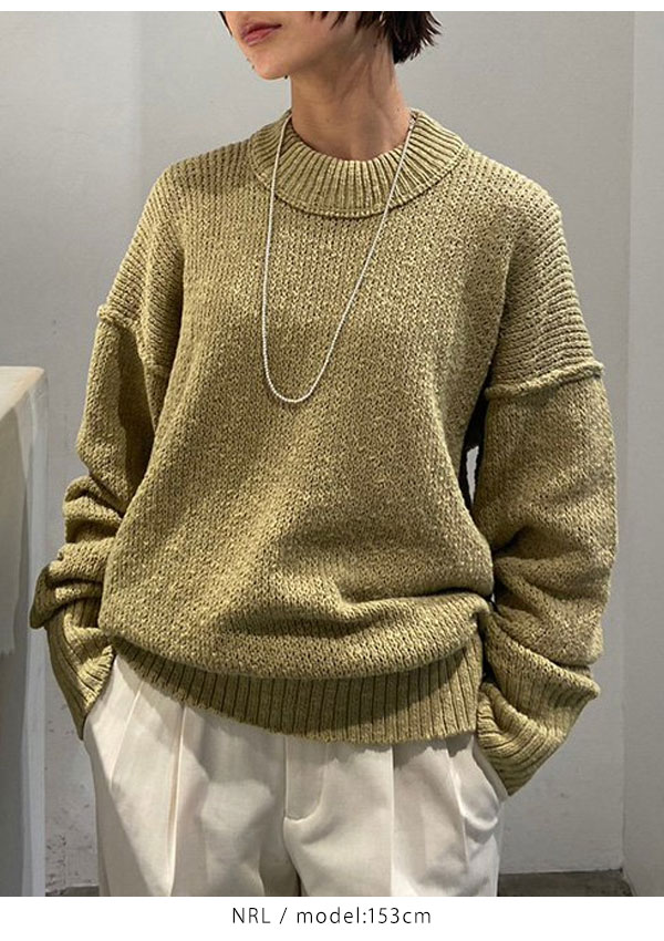 TODAYFUL トゥデイフル 2023spring.summer Cottonlinen Over Knit