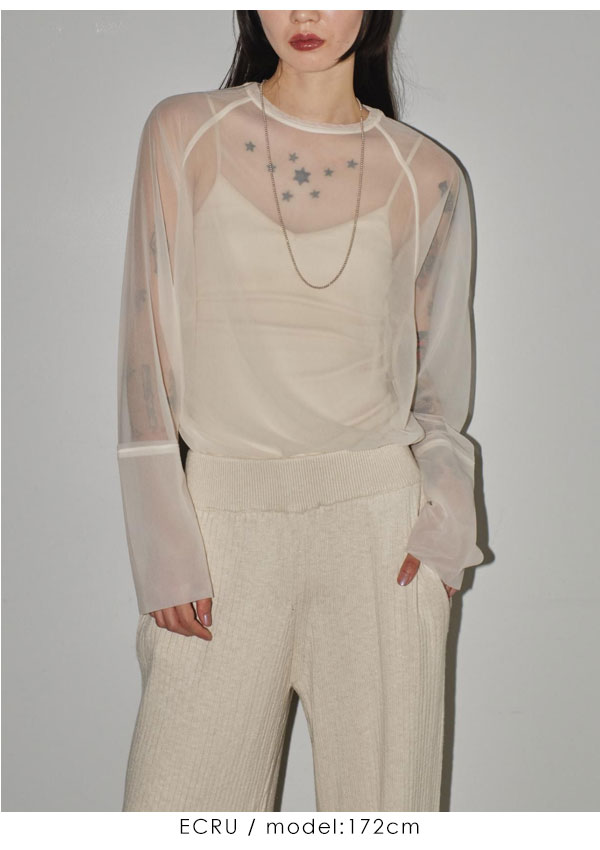 TODAYFUL 2023winter トゥデイフル Sheer Crewneck Pullover シアー