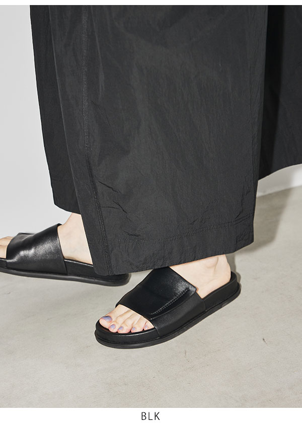 SALE TODAYFUL 2023spring.summer トゥデイフル Leather Slide Sandals 