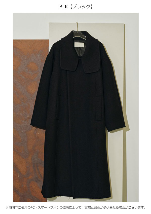 TODAYFUL 2024winter トゥデイフル アウター Standcollar Wool Coat 10月下旬〜11月中旬予約  スタンドカラーウールコート 長袖 ロング丈 12320004