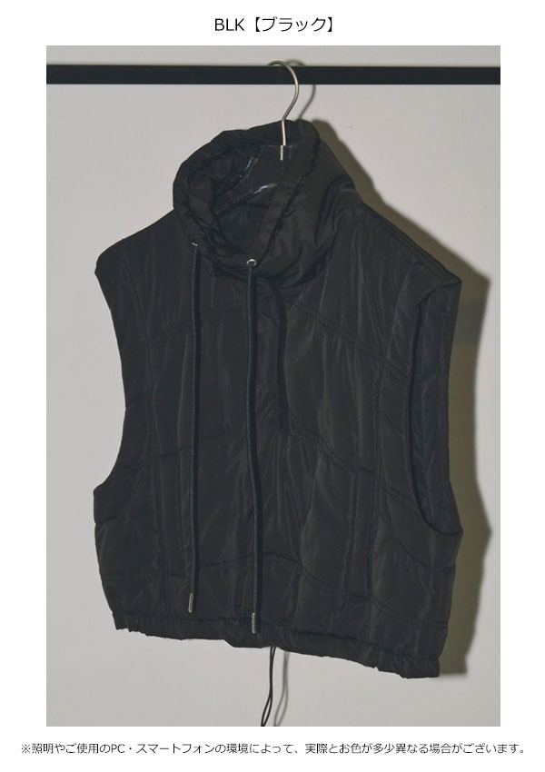 [新品]TODAYFULQuilting Compact Vest 黒　36 新品]TODAYFULQuilting Compact Vest 黒36