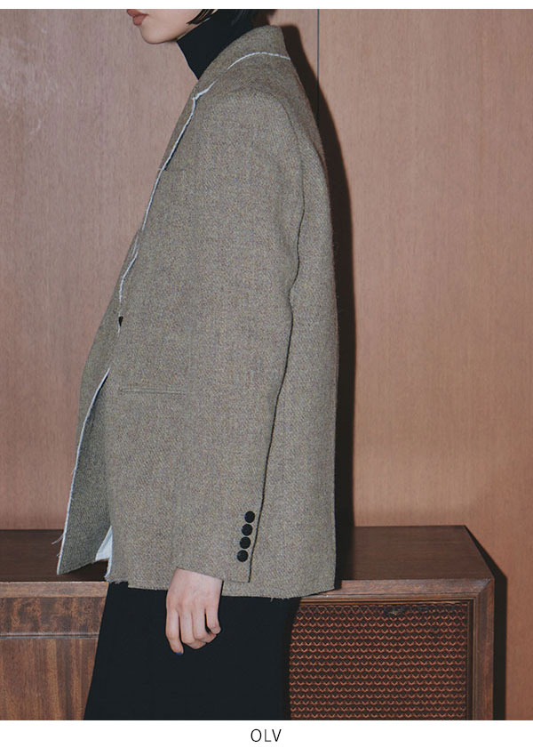 SALE TODAYFUL 2023prefall トゥデイフル Cutoff Wool Jacket カット