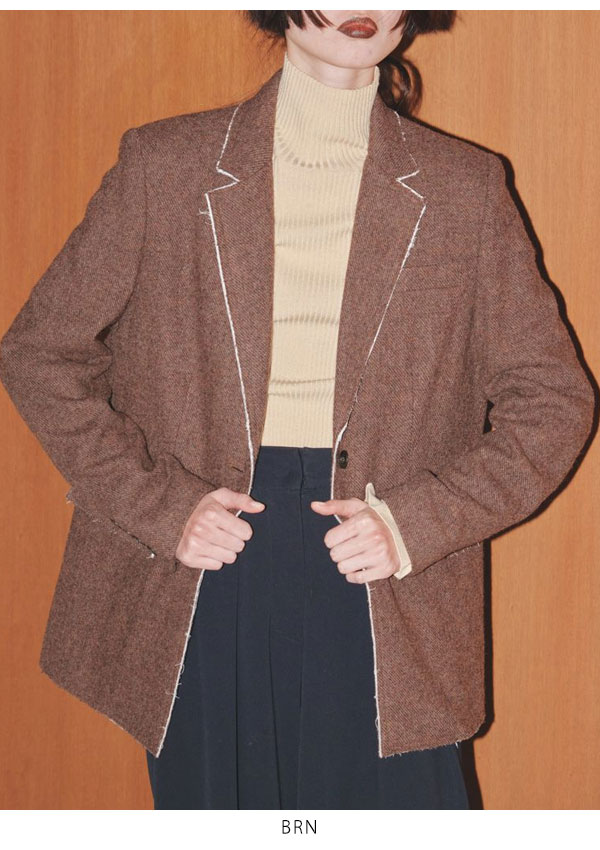 SALE TODAYFUL 2023prefall トゥデイフル Cutoff Wool Jacket カット 