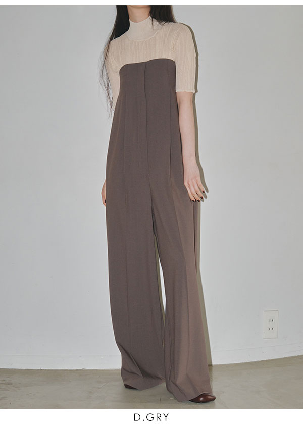 TODAYFUL 2023prefall トゥデイフル Tuck Bare Combinaison タックベアコンビネゾン ボトムス ワンピース  ロング丈 12320305