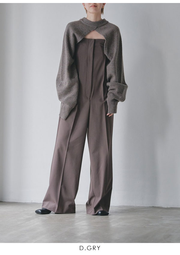 TODAYFUL 2023prefall トゥデイフル Tuck Bare Combinaison タックベア