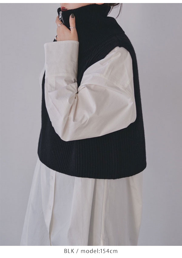 即納】 TODAYFUL トゥデイフル Halfzip Knit Vest 12320509 : 12320509 : select shop  DOUBLE HEART - 通販 - Yahoo!ショッピング