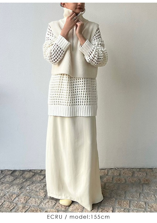 SALE TODAYFUL 2023prefall トゥデイフル Square Mesh Knit