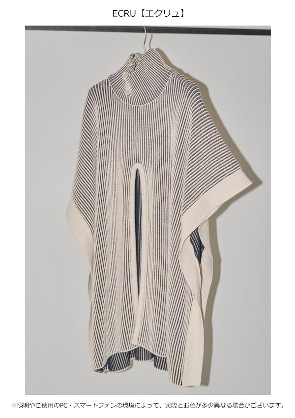 SALE TODAYFUL 2023prefall トゥデイフル Bicolor Turtle Knit Cape