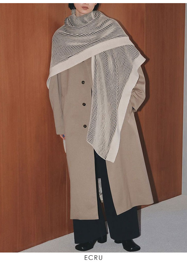 SALE TODAYFUL 2023prefall トゥデイフル Bicolor Turtle Knit Cape