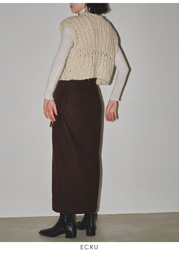 TODAYFUL 2023winter トゥデイフル Chunky Hand Knitvest チャンキー