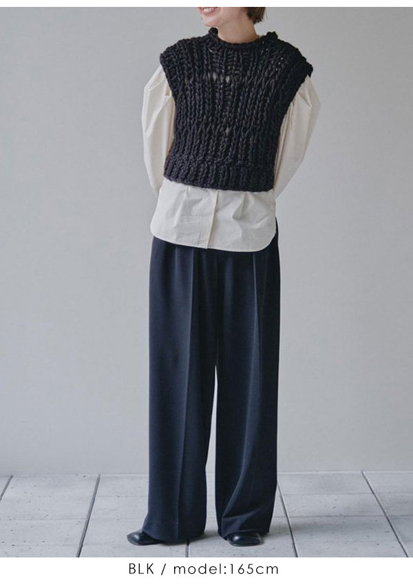 TODAYFUL 2023winter トゥデイフル Chunky Hand Knitvest チャンキー