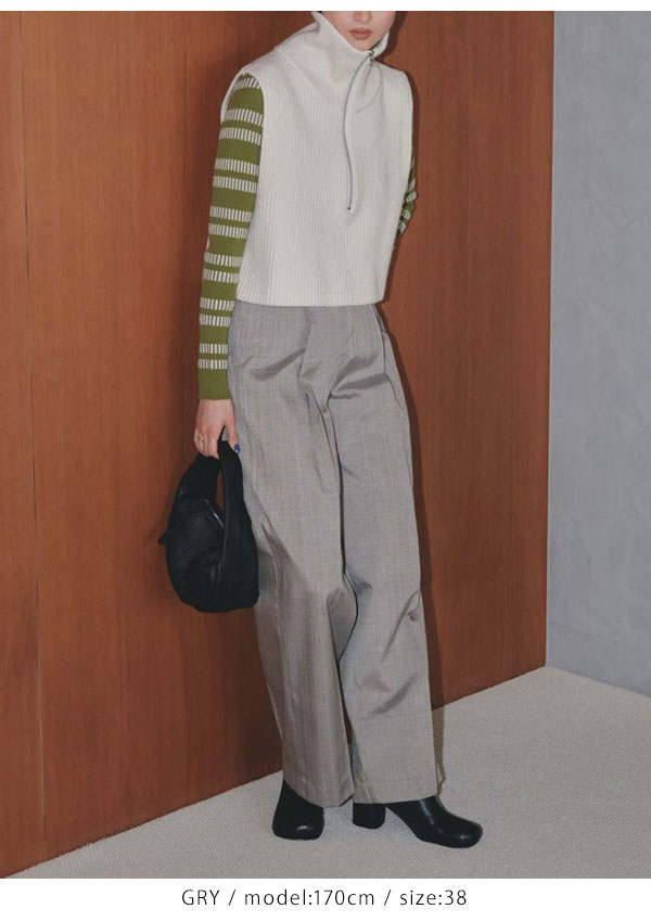 TODAYFUL トゥデイフル Jacquard Tuck Trousers 12320705