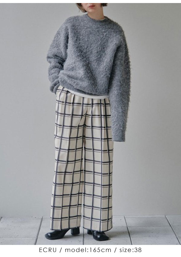 SALE TODAYFUL 2023winter トゥデイフル Check Piping Pants