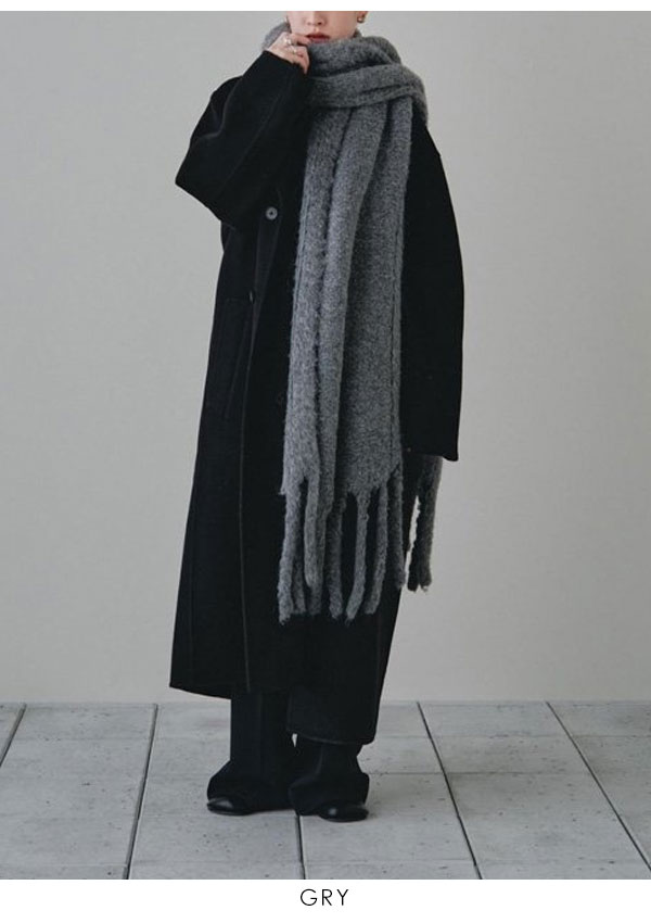 SALE TODAYFUL 2023winter トゥデイフル Brashed Volume Stole