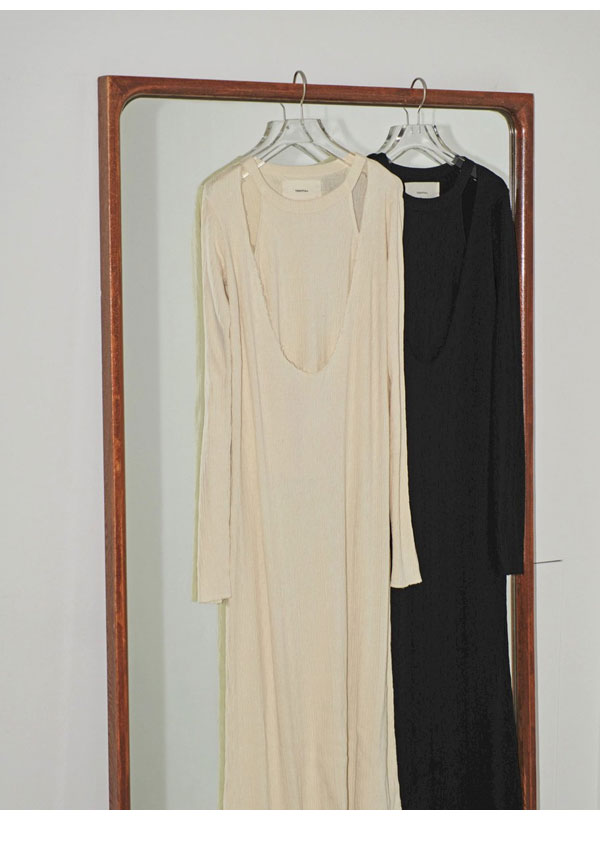 TODAYFUL トゥデイフル Layered Rib Dress 12410303 : 12410303 