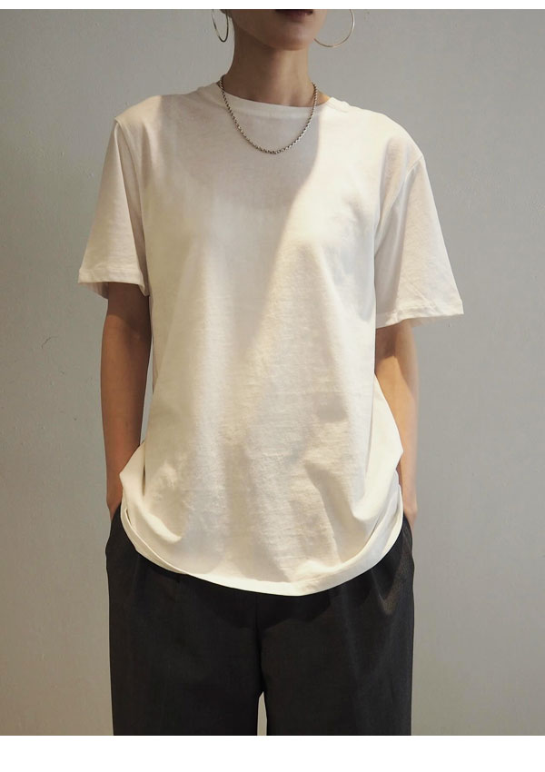 TODAYFUL トゥデイフル Basic Smooth T-shirts 12410613 : 12410613 