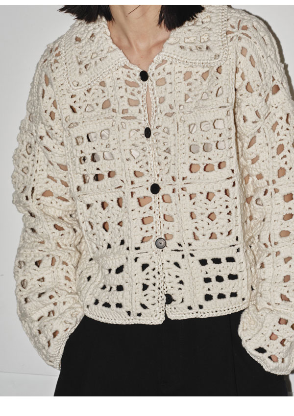 TODAYFUL 2024PreFall トゥデイフル トップス Crochet Knit Shirts 