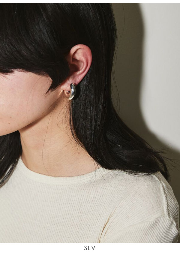 TODAYFUL 2023prefall トゥデイフル Chunky Hoop Earring (Silver925