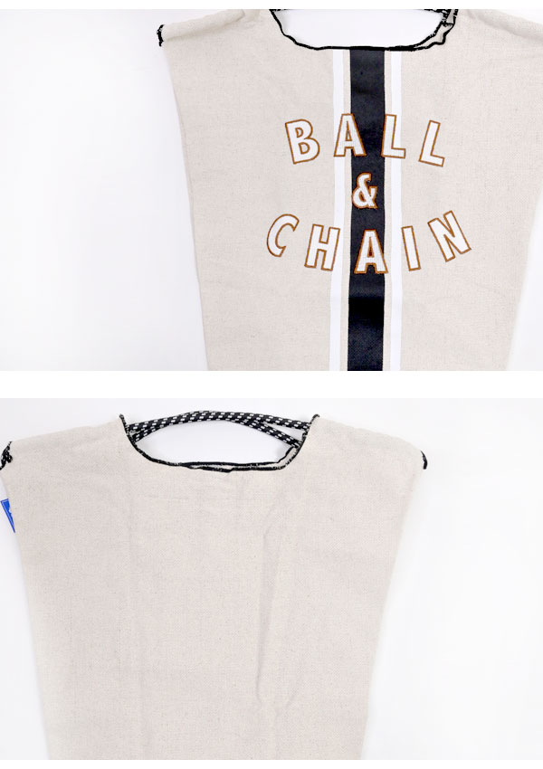 即納】 Ball＆Chain ボールアンドチェーン LINE Mサイズ レディース バッグ BLUE LABEL ショッピングバッグ エコバッグ リネン  麻 ショルダー 刺繍 : 301019 : select shop DOUBLE HEART - 通販 - Yahoo!ショッピング