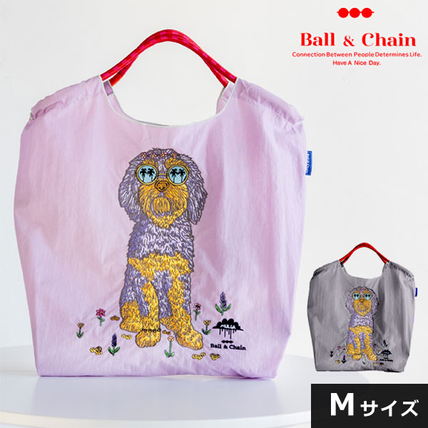 【送料無料】 Ball＆Chain ボールアンドチェーン 正規品 M.DOG Mサイズ バッグ BLUE LABEL ショッピングバッグ エコバッグ  トートバッグ