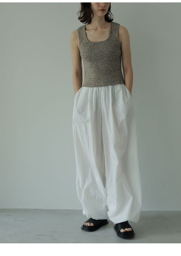 anuke 2024SpringSummer アンヌーク トップス Boucle Knit Tanktop 