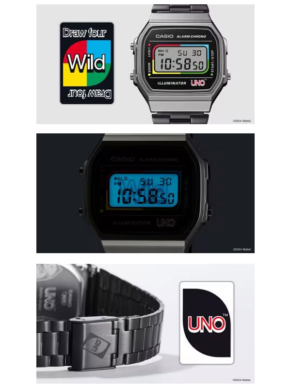 国内正規品 CASIO カシオ A168WEUC-1AJR 腕時計 時計 UNO ウノ